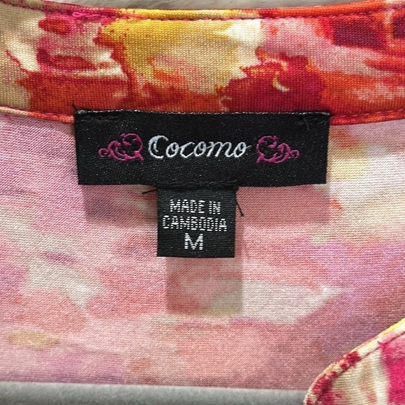 Cocomo Flutter Sleeve Top M - Picture 4 of 4